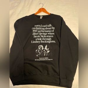 Fleetwood Mac funny sweatshirt NWOT